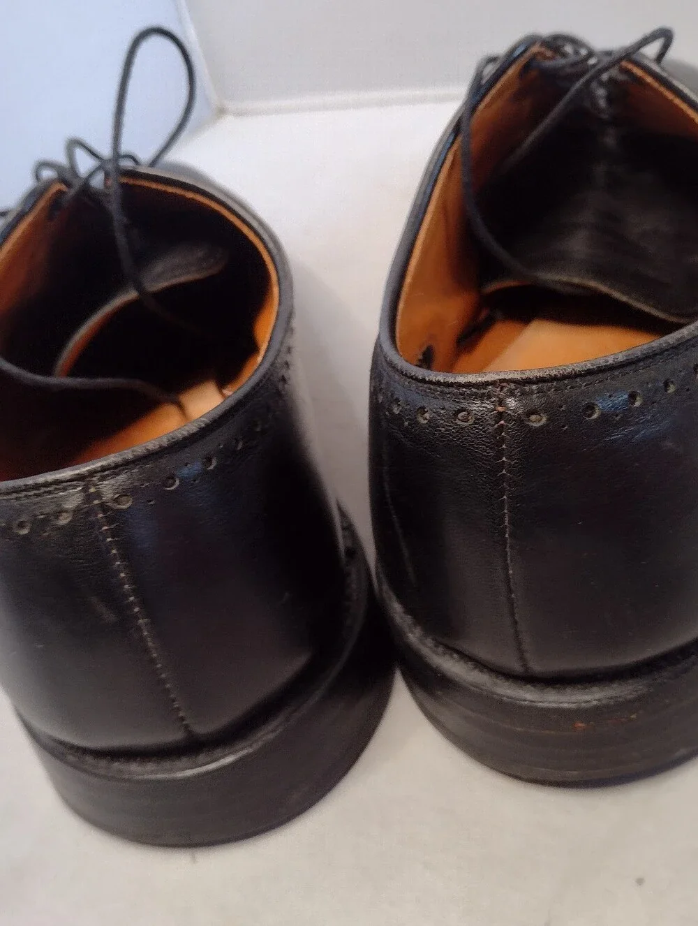 Allen Edmonds Fairfax Wingtip Oxford Men Shoes 10.5 EEE 3E Lace Up MM